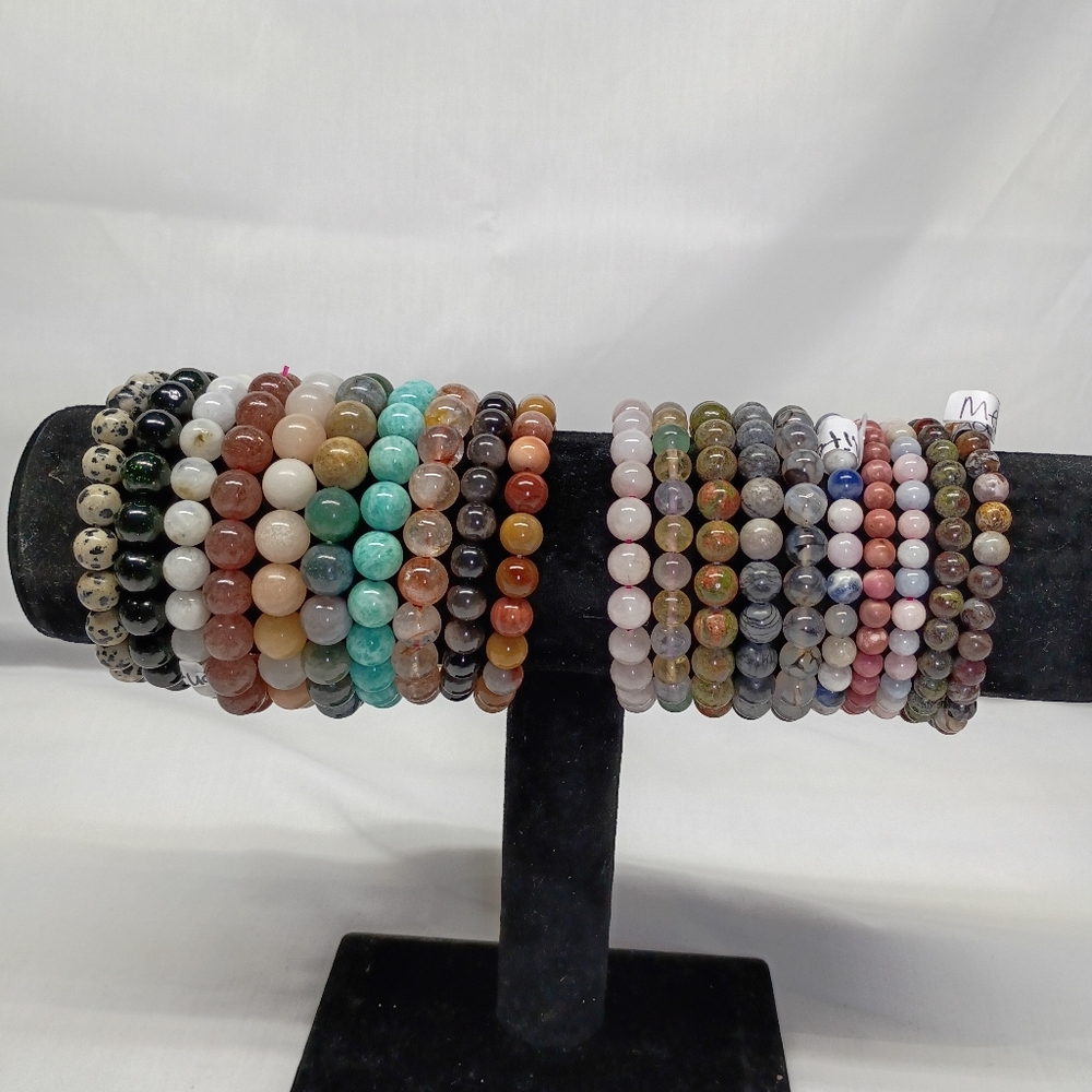 Crystal Bead Bracelets Lot